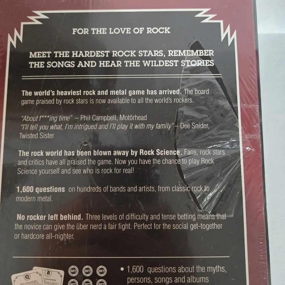 NEW + SEALED ROCK SCIENCE Join The Rock Alliance ROCK BOARD GAME of the CENTURY